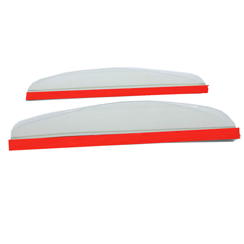 2pcs Universal Rain Shield Flexible Peucine Car Rear Mirror Guard Rearview Mirror Rain Shade