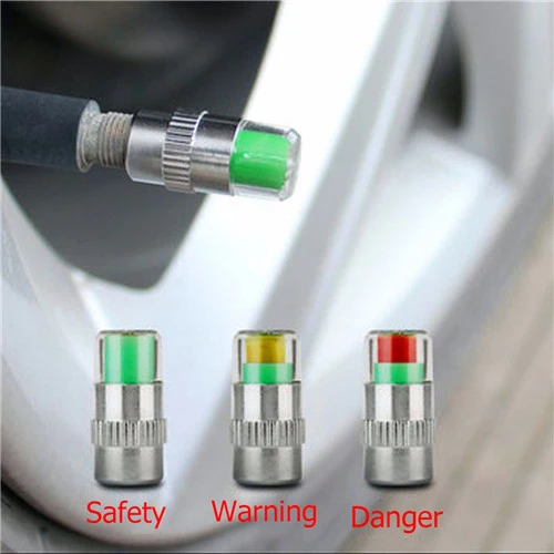 Tire Pressure Warning Valve Cap Car Tire Pressure Gauge Air Pressure Gauge