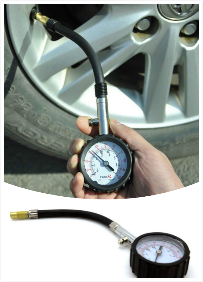 Digital Tire Pressure Table Barometers Tools High Precision Stainless Steel Car Tire Pressure Gauge