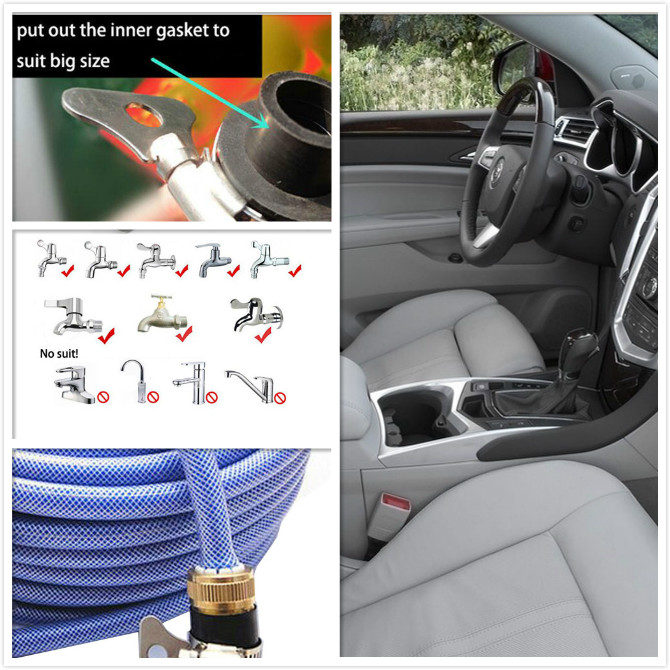 Garden Copper Water hose Tap Connectors for Shower irrigation Watering Faucet Adapter Connector