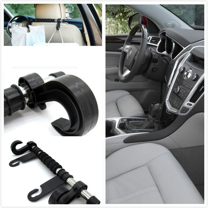Car Hook Hanging Decorations Car Back Extended Edition Thickening Multi-functional Double Hook