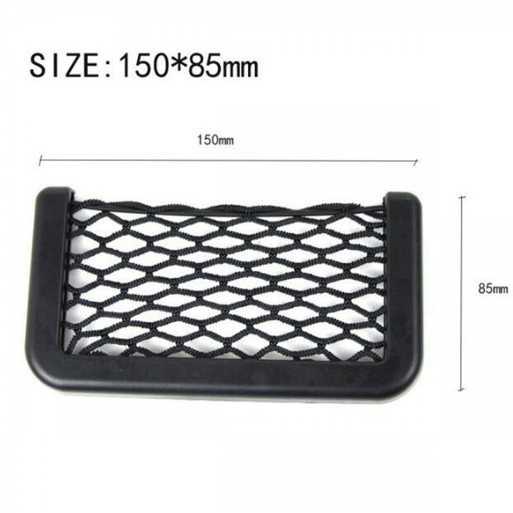 Black Durable Rubber Car Carrying Network for Cell Phones/Phablets