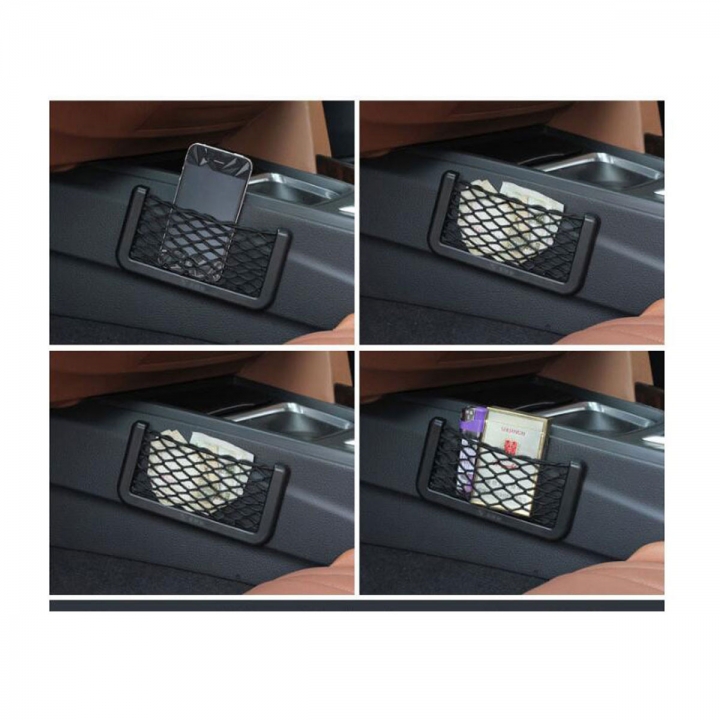 Black Durable Rubber Car Carrying Network for Cell Phones/Phablets