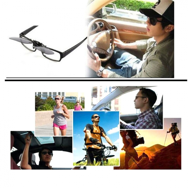 Driver Special Glasses Clip for Most Brand Sunglasses