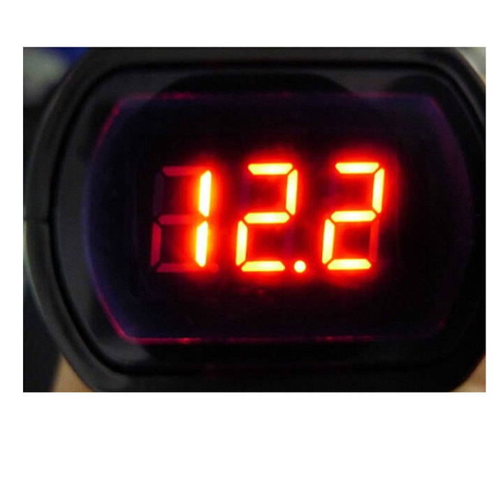 Digital LED Car Truck Voltmeter Voltage Gauge System Battery Volt Meter 12V 24V