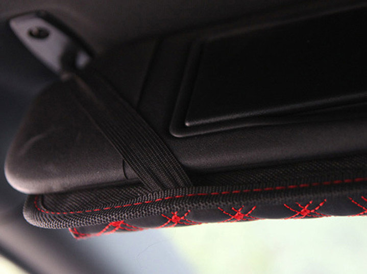 Car Kit Tissue Box Universal Car Sun Visor Hanging Type Embroidery Pattern Tissue Cover