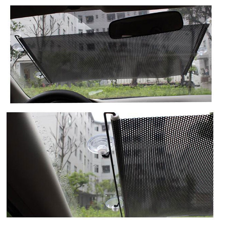 1PC Car Windshield Sunshade Universal Side Window Sun Shade Car roller blinds Sunscreen Curtains