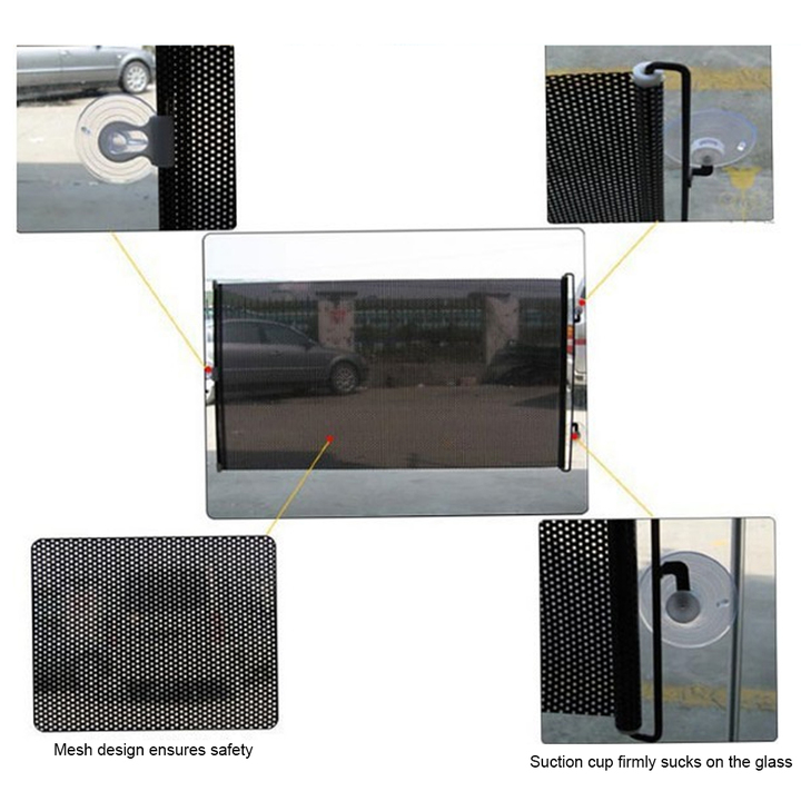 1PC Car Windshield Sunshade Universal Side Window Sun Shade Car roller blinds Sunscreen Curtains