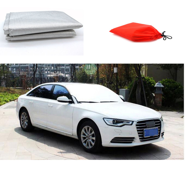 Folding Silvering Reflective Car Windshield Window Sun Shade Visor Shield Cover  Sunscreen Curtain