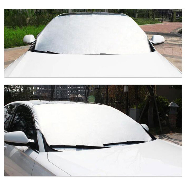 Folding Silvering Reflective Car Windshield Window Sun Shade Visor Shield Cover  Sunscreen Curtain