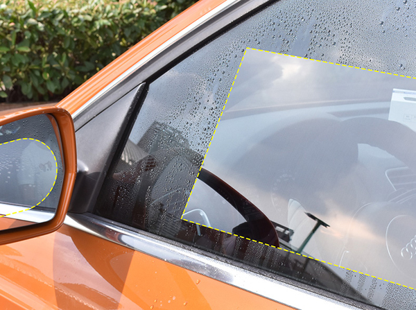 2Pcs Rainproof Car Window Film Car film window Waterproof Protective Film