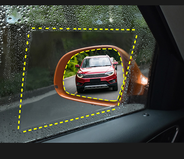 2Pcs Rainproof Car Window Film Car film window Waterproof Protective Film
