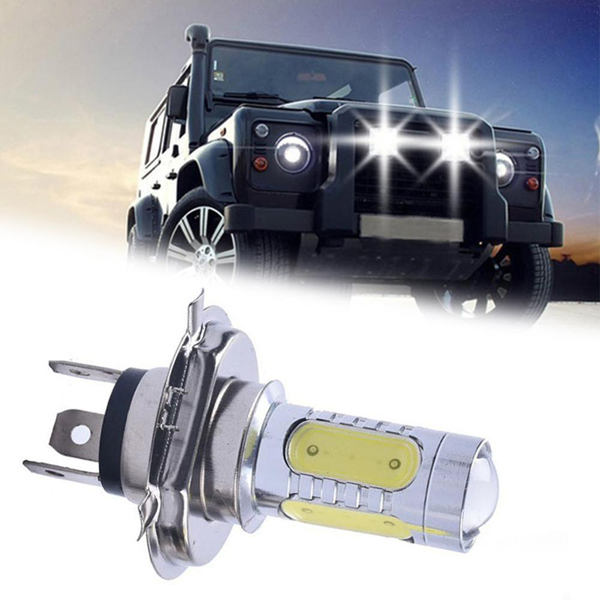 2PCS Universal 7.5W Car LED White Head Fog Lamp Car Headlight