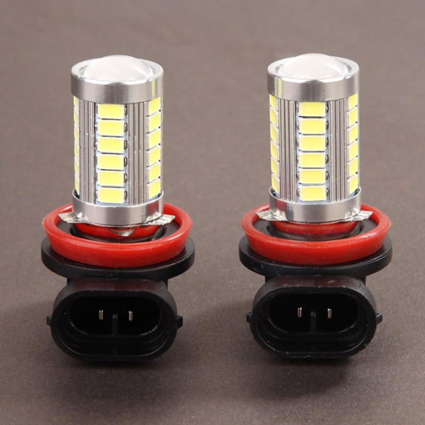 2Pcs/Lot LED Car Headlamps/DRL/Fog Lamps  H8 5630 33SND External Daytime Running Lights
