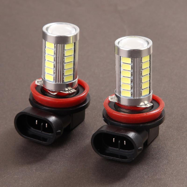 2Pcs/Lot LED Car Headlamps/DRL/Fog Lamps  H8 5630 33SND External Daytime Running Lights