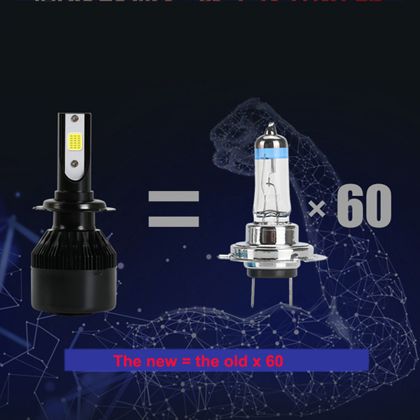 2PCS Car Headlight 9005 9006 9012 55W 8000LM LED Car Styling Auto Headlamp Fog Light Bulbs