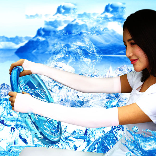 1 Pair Arm Sleeves Summer Sun UV Protection Cool Cycling Running Fishing Climbing Driving Arm Cover