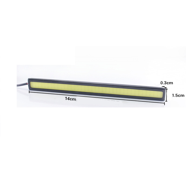2PCS 14CM  COB LED Car Fog Daytime Running Lamp DRL Driving Strip Light