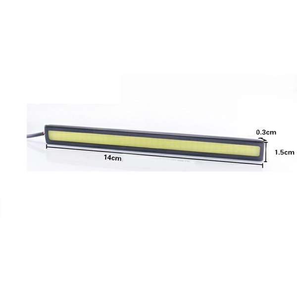 2PCS 14CM  COB LED Car Fog Daytime Running Lamp DRL Driving Strip Light