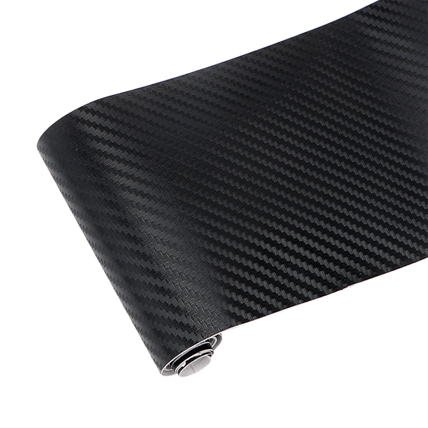5PCS Car Styling Carbon Fiber 3D Car Stickers 10cm x 127cm Tint Vinyl Film
