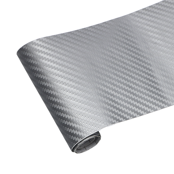 5PCS Car Styling Carbon Fiber 3D Car Stickers 10cm x 127cm Tint Vinyl Film