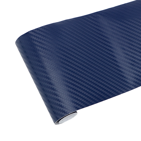 5PCS Car Styling Carbon Fiber 3D Car Stickers 10cm x 127cm Tint Vinyl Film