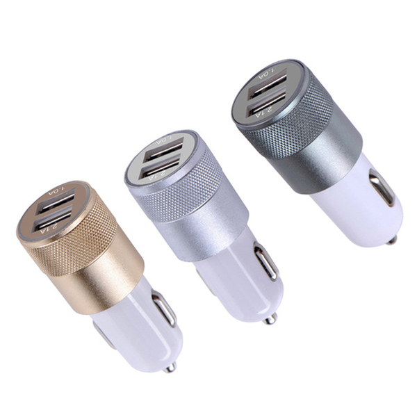 New 2.1A 1A 5V Dual USB Car Charger Universal Phone Car charger