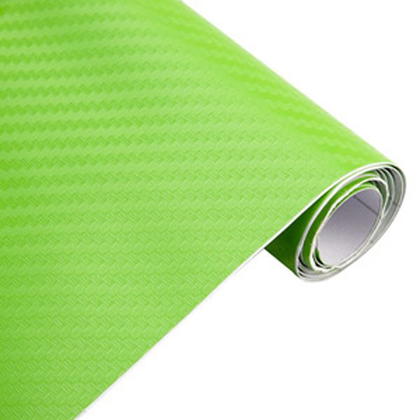 5PCS 3D Carbon Fiber Vinyl Film Car Stickers Waterproof Car Styling Wrap Auto Vehicle Detailing