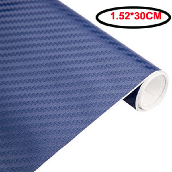 5PCS 152X30cm 3D Carbon Fiber Vinyl Car Wrap Sheet Roll Film Car stickers Decals Motorcycle