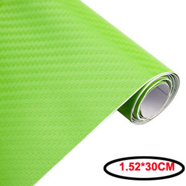 5PCS 152X30cm 3D Carbon Fiber Vinyl Car Wrap Sheet Roll Film Car stickers Decals Motorcycle