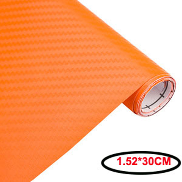 5PCS 152X30cm 3D Carbon Fiber Vinyl Car Wrap Sheet Roll Film Car stickers Decals Motorcycle