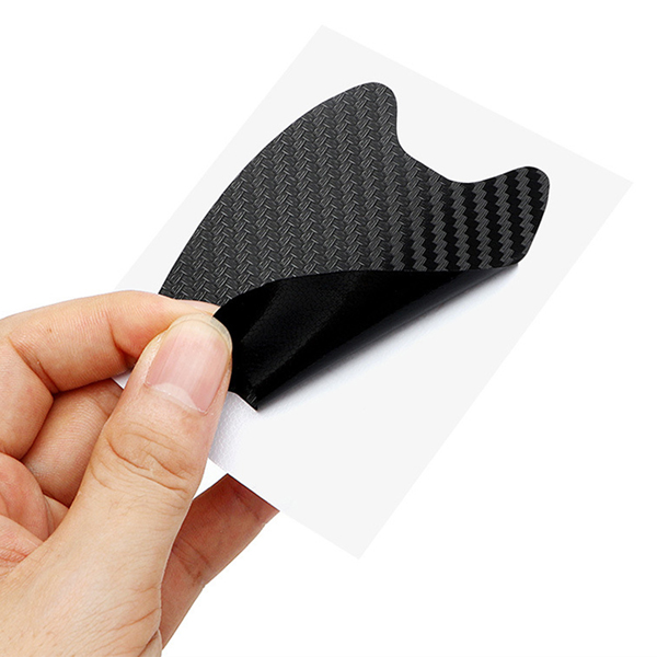 4Pcs Car Handle Protection Film Universal Invisible Car Carbon Fiber Door Handle Sticker