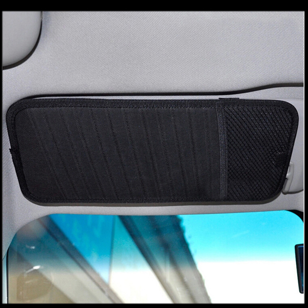 New Portable Sunshade 12 Disc Capacity DVD CD Case for Car Media Storage CD Bag