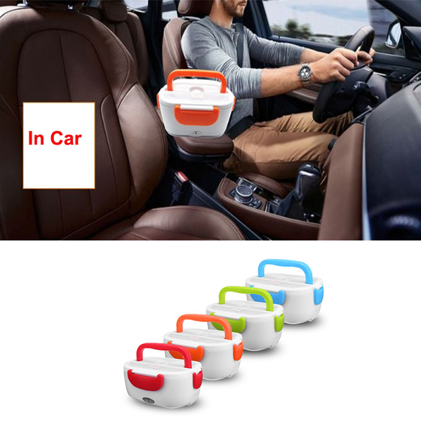 New 12V-24V Portable Car Electric Heated Lunch Box Truck Lunch Box