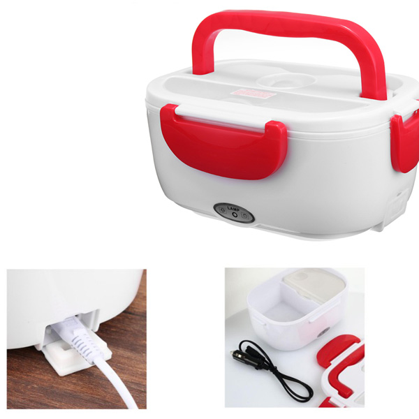 New 12V-24V Portable Car Electric Heated Lunch Box Truck Lunch Box