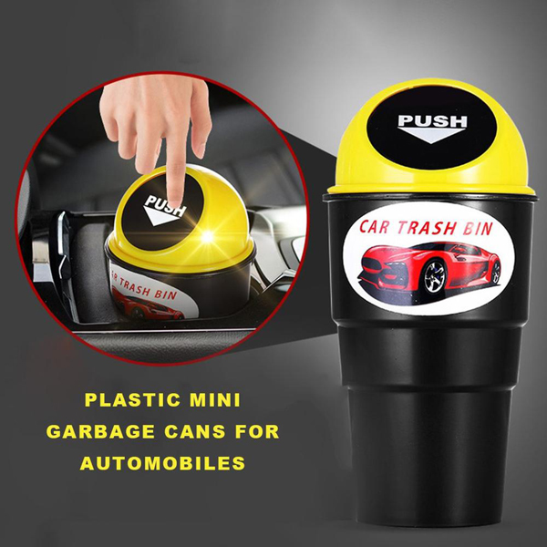 New Car Trash Garbage Can Autobiles Trash Dust Case Holder Bin Box