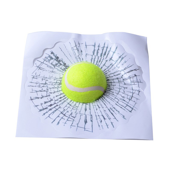 New 3D Tennis Car Stickers Funny Auto Car Styling Ball Hits Car Body Window Sticker