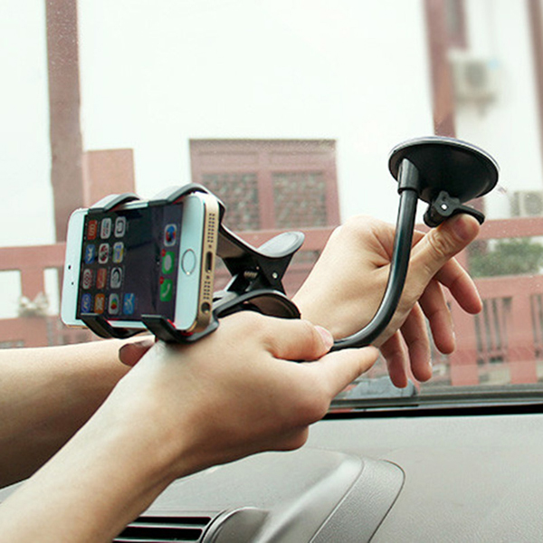 Universal 360 Degree Rotation Car Mount Mobile Phone Holder GPS Car Bracket