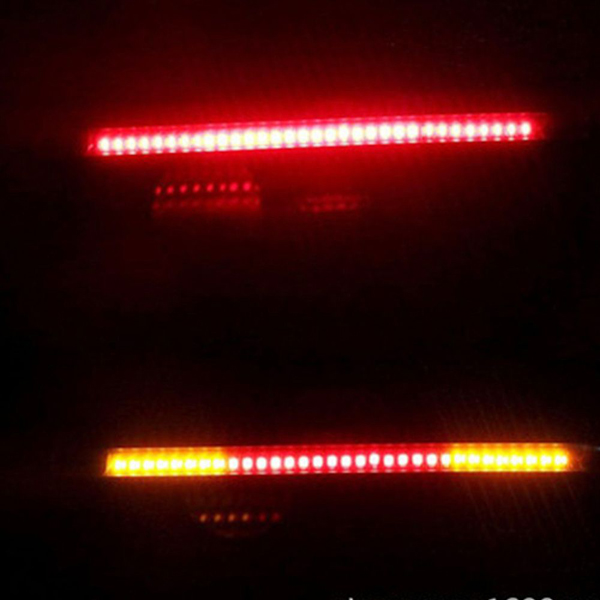 Flexible 48 LED Motorcycle Light Bar Strip Tail Turn Signal Tail Rear Brake Stop Lamp Brake Light