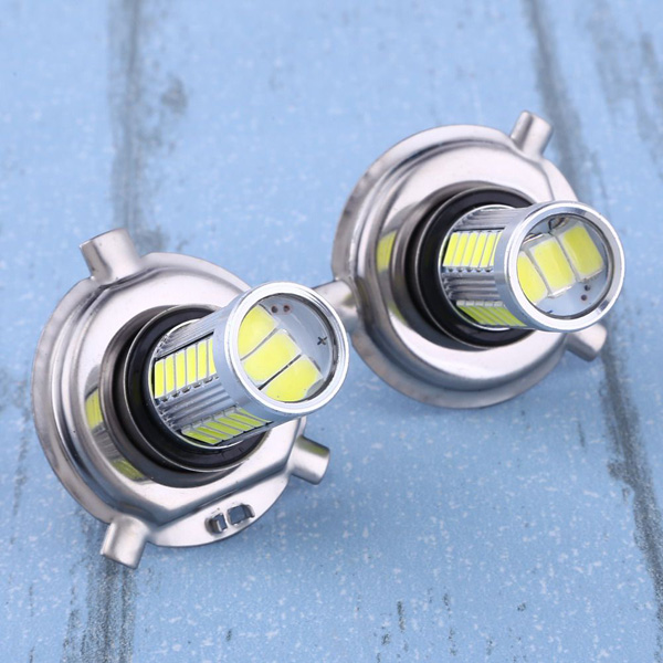 2X H4 33SMD LED Motorcycle Headlight Bulbs Led Moto Motorbike Daytime Running Light Car Light