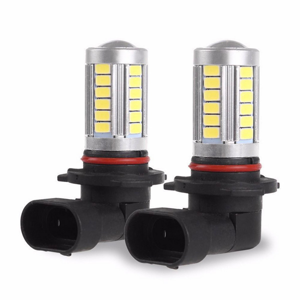 2pcs 9005 5630 33SMD LED 12V Car Fog Light Headlight Lamp Bulb White