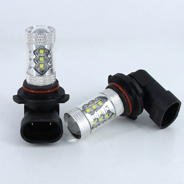 1 Pair 9006 HB4 FOR XBD chip 80w LED Car Fog Light Driving Bulb