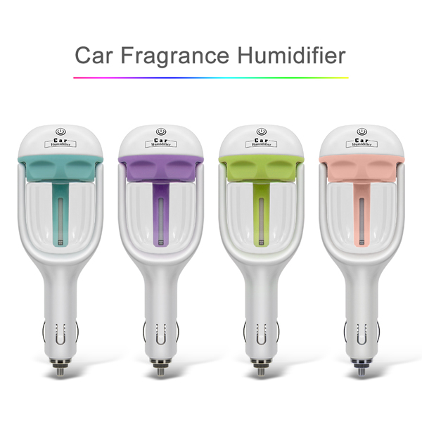 New Mini 12V Car Steam Humidifier Air Purifier Aroma Diffuser Essential oil diffuser Car humidifier