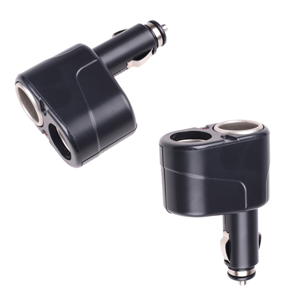 New Car Cigarette Lighter Splitter Plug Dual Car Charger