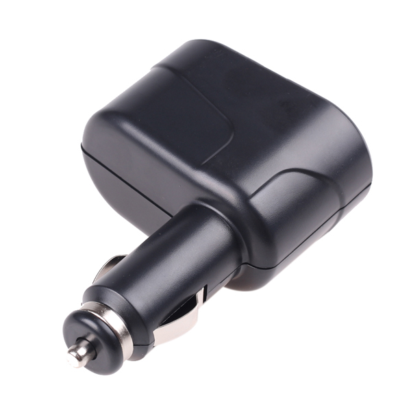New Car Cigarette Lighter Splitter Plug Dual Car Charger