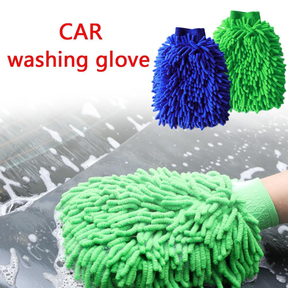 Car Wash Gloves Brushes Microfiber Motorcycle Washer Clean Brushes Window Washing Tool
