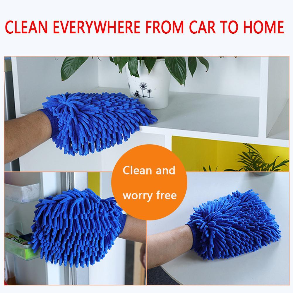 Car Wash Gloves Brushes Microfiber Motorcycle Washer Clean Brushes Window Washing Tool