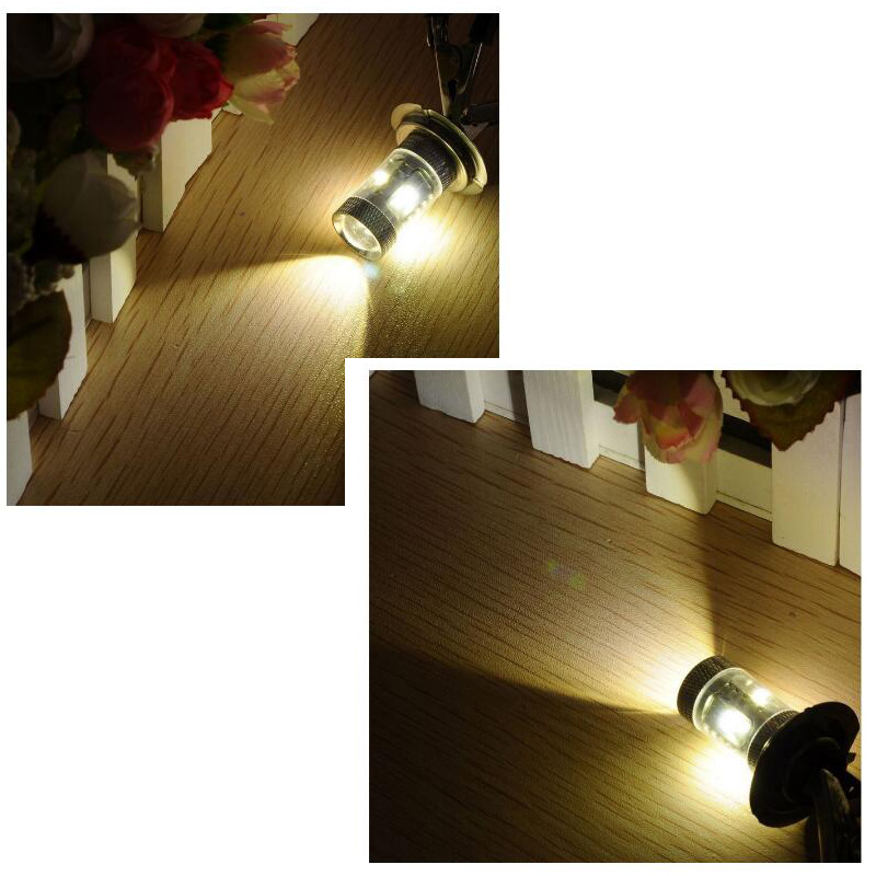 1 pair White  H7 LED 30W DRL Low Beam Bulb DRL HEAD Car FOG LIGHT Daytime Running Lamp