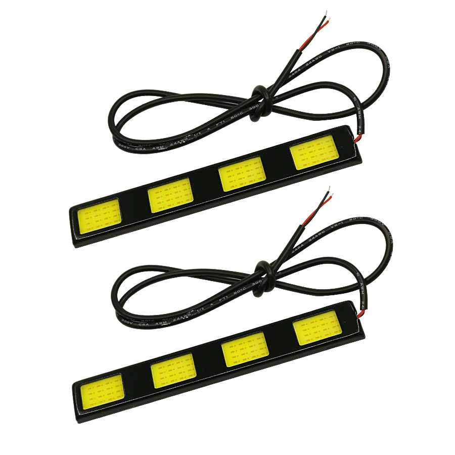 4 LED Car Fog Light Running Driving Lamp Daytime Lamp