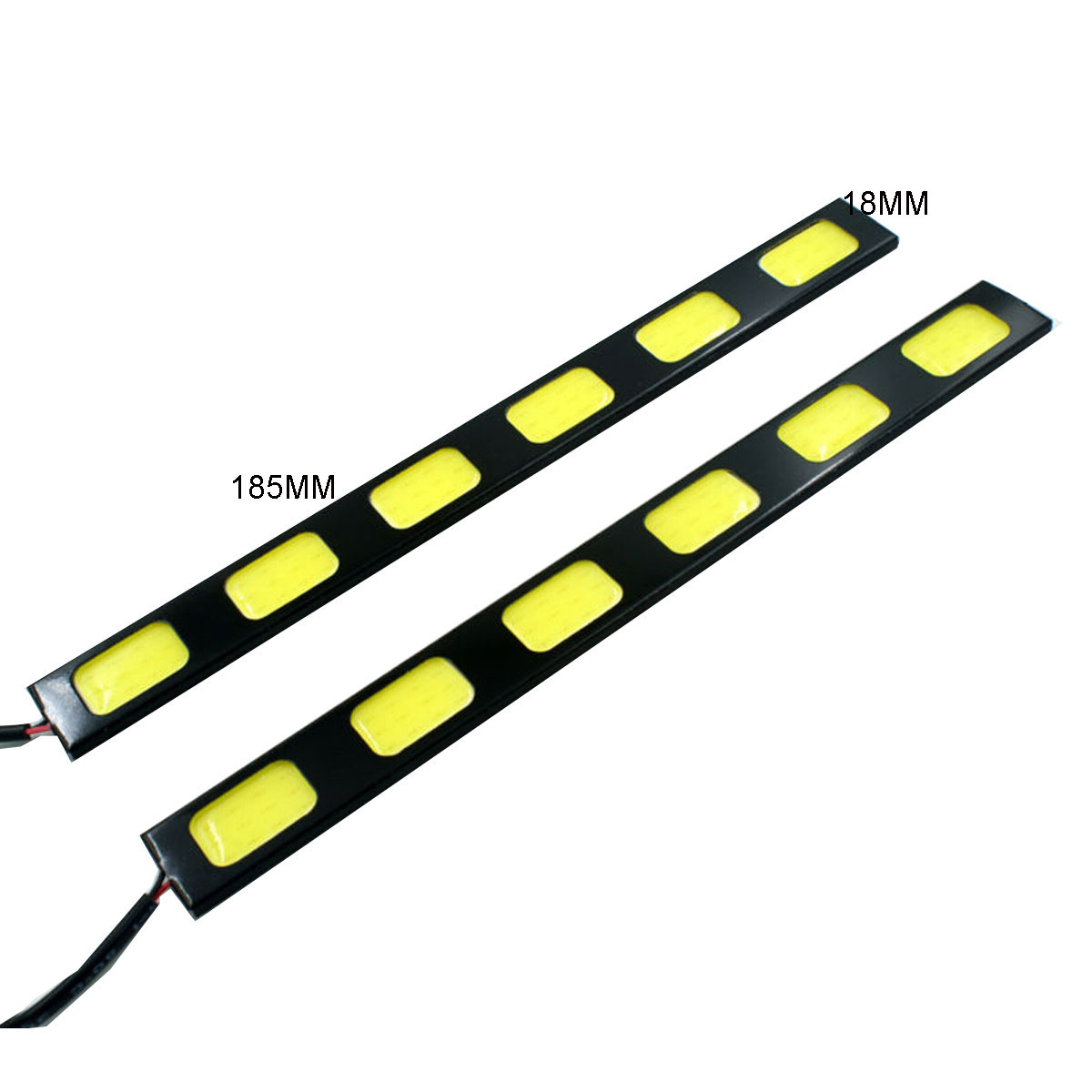 1 Pair COB Car Driving Daytime Signal Light 12V 6 LED Fog Light